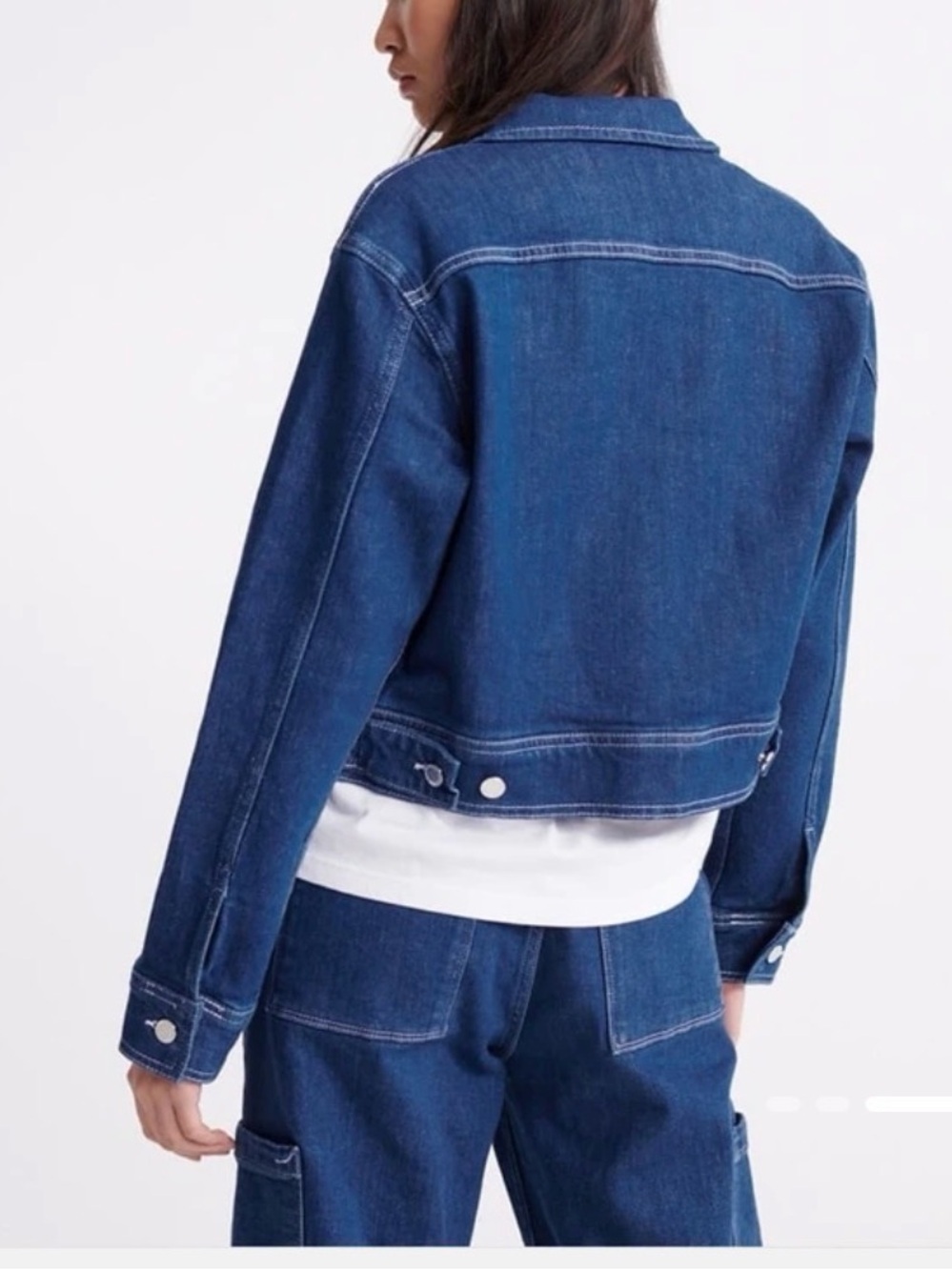 ✨Hot Pick✨ Superdry Women’s Cropped Denim Zip Jacket Size 10